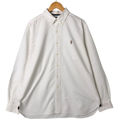古着 ラルフローレン Ralph Lauren CLASSIC FIT 長袖 ボタンダウンシャツ メンズXL相当/eaa550577