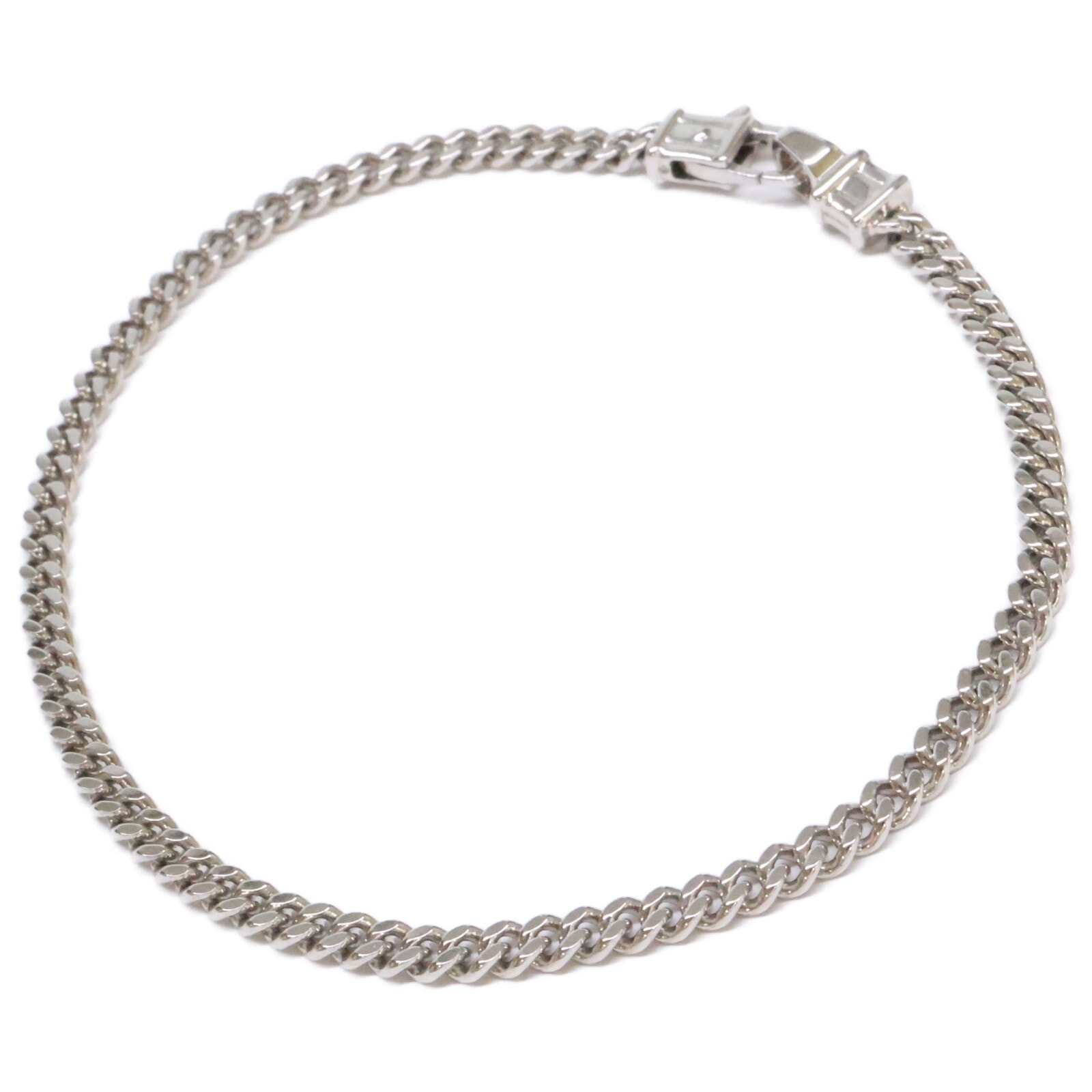 トムウッド 【美品】925 Curb Bracelet M カーブ M