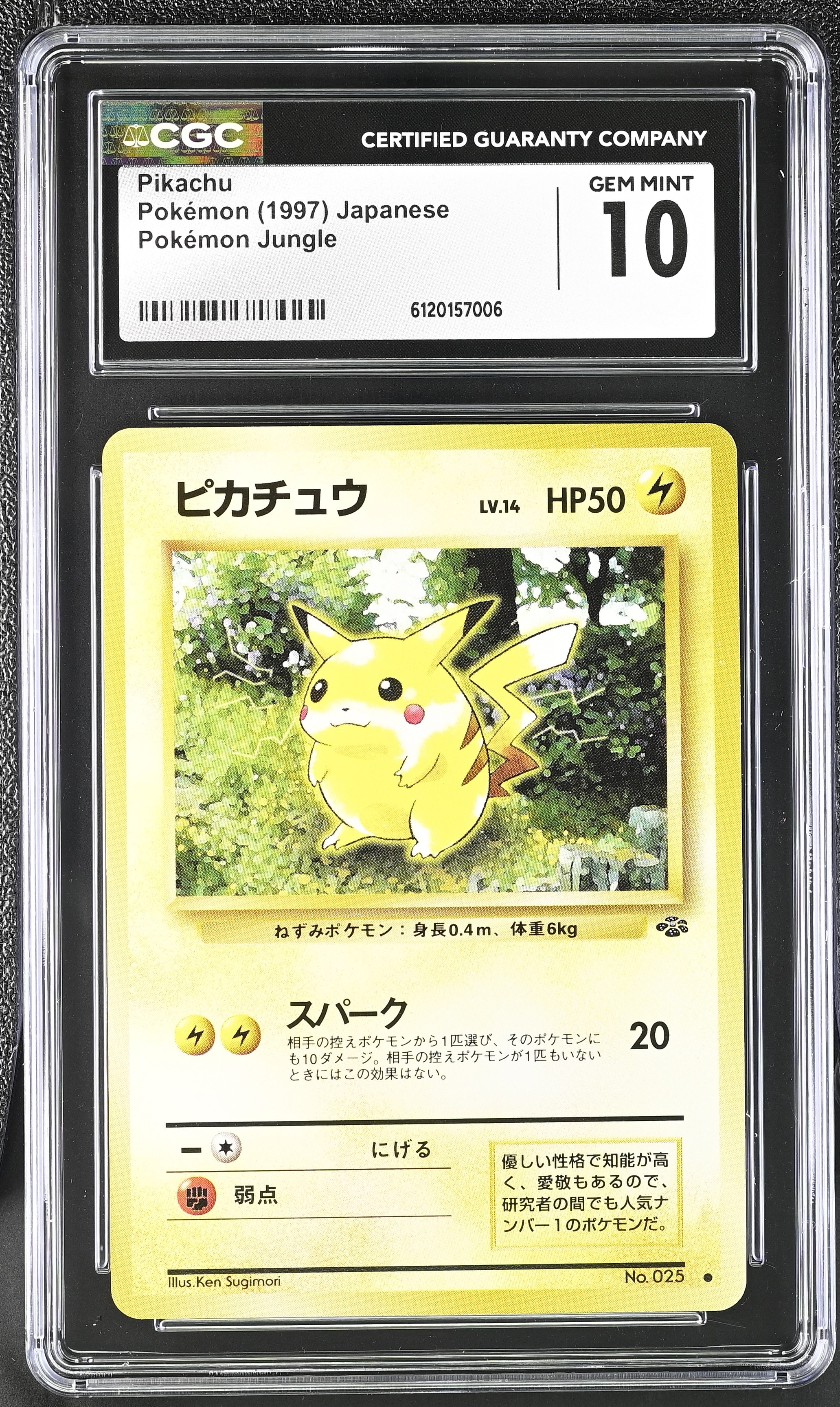 ピカチュウ ● : 旧裏 [PMCG2 No.025](拡張パック「ポケモンジャングル」)