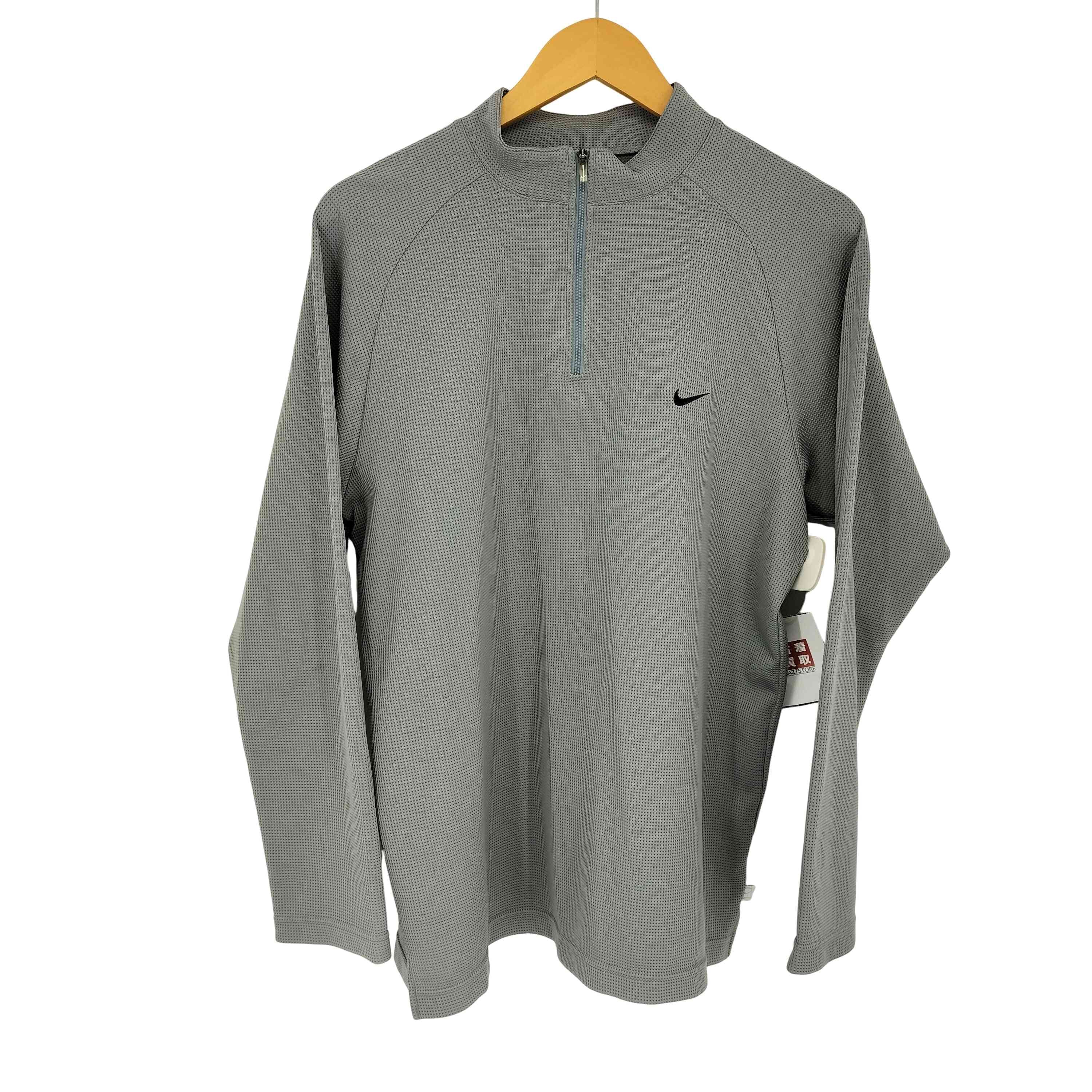 ハーフジップメッシュプルオーバー【1142211671101】