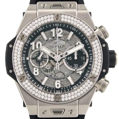 ウブロ ビッグバンウニコチタニウムダイヤモンド 421.NX.1170.RX.1104 その他 自動巻