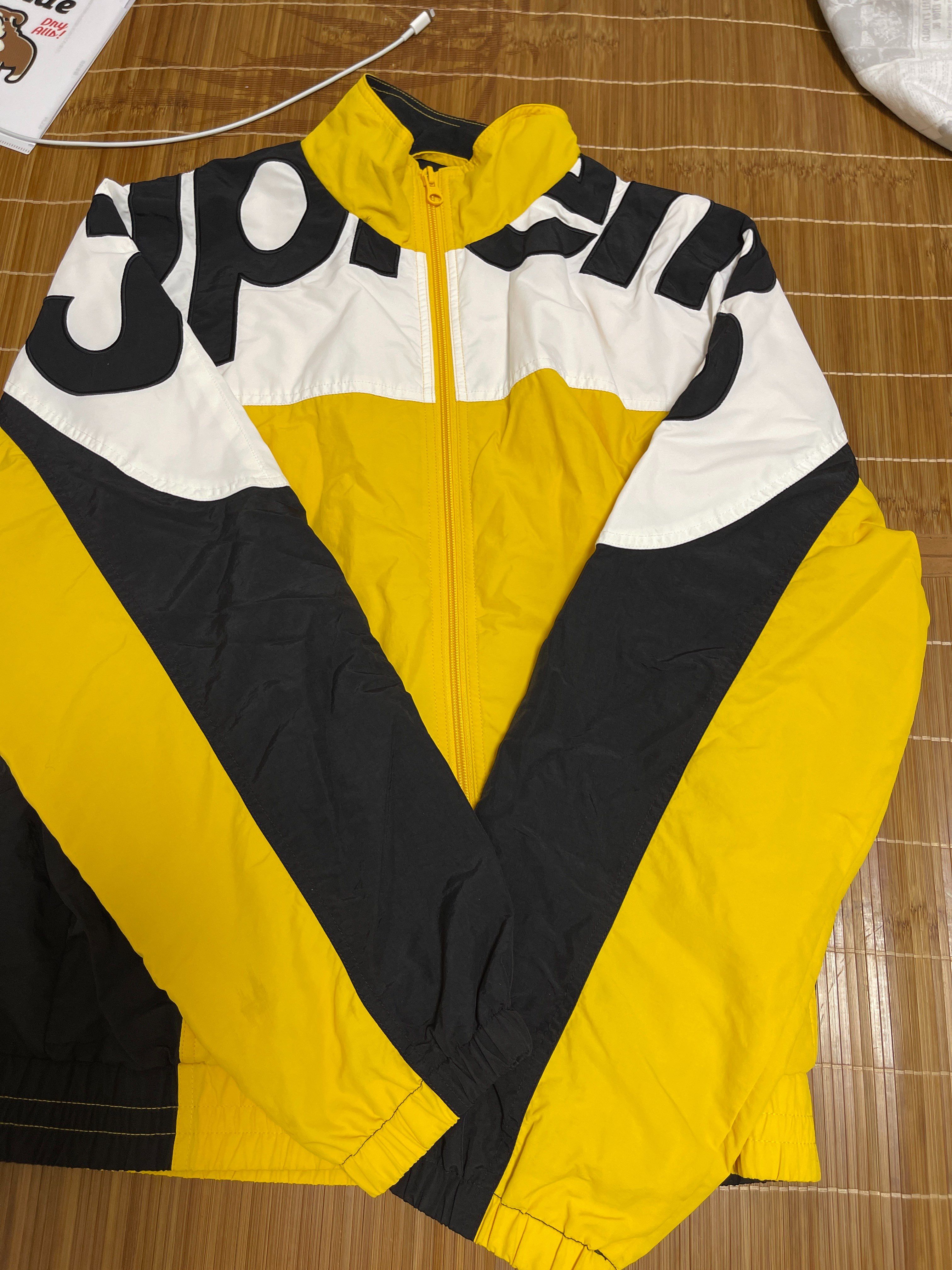 Supreme Shoulder Logo Track Jacket "Yellow"