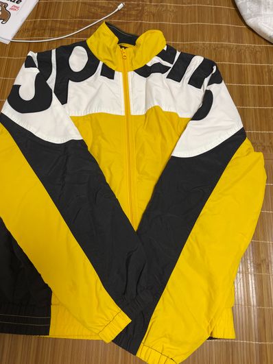 Supreme Shoulder Logo Track Jacket "Yellow"