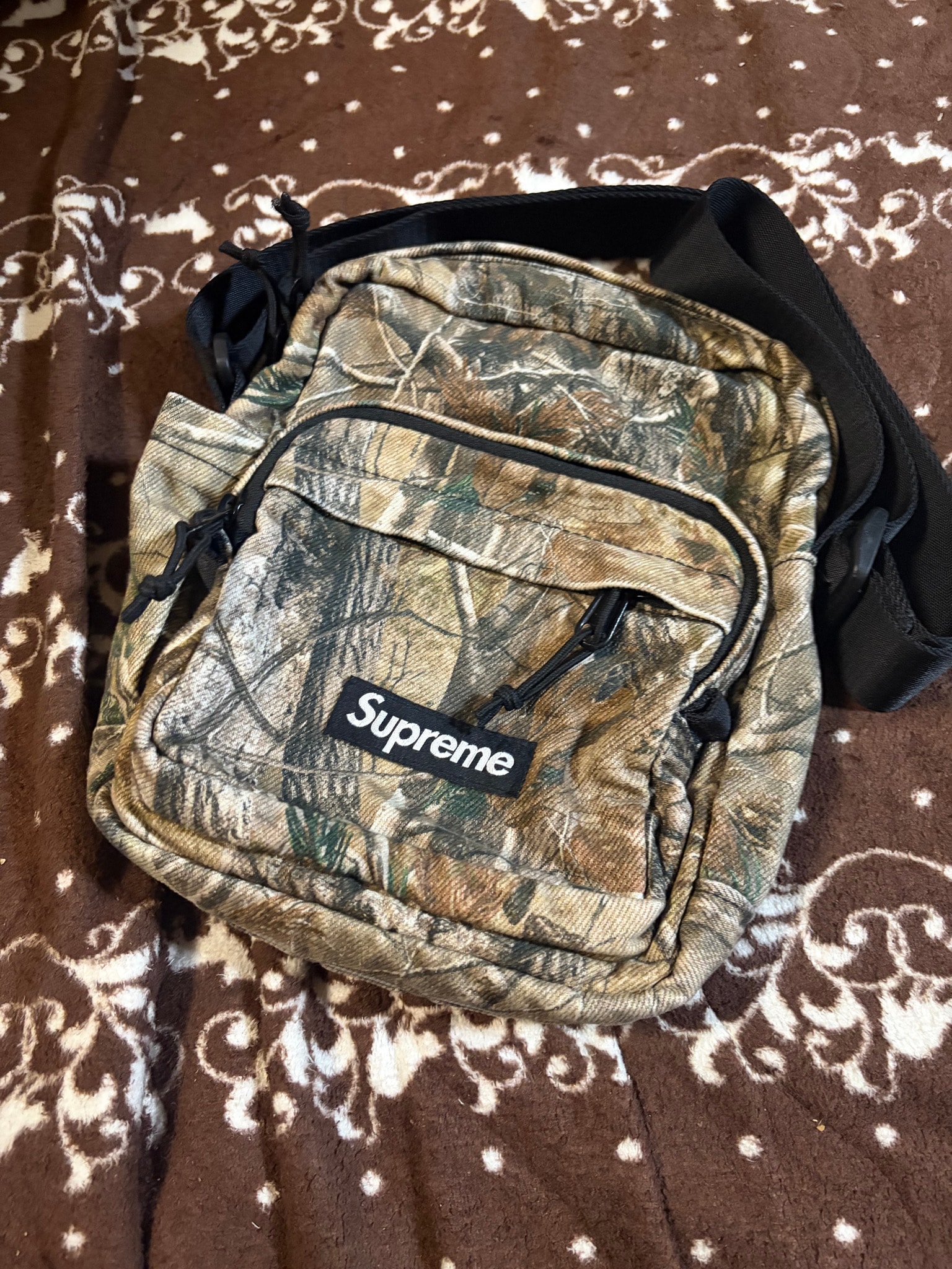 Supreme Denim Shoulder Bag "Realtree AP Camo"