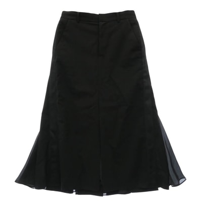 Sacai サカイ 26SS 26-08433 Women's Wool Suiting Skirt ウィメンズ ウール スーチング スカート ブラック系 2【中古】
