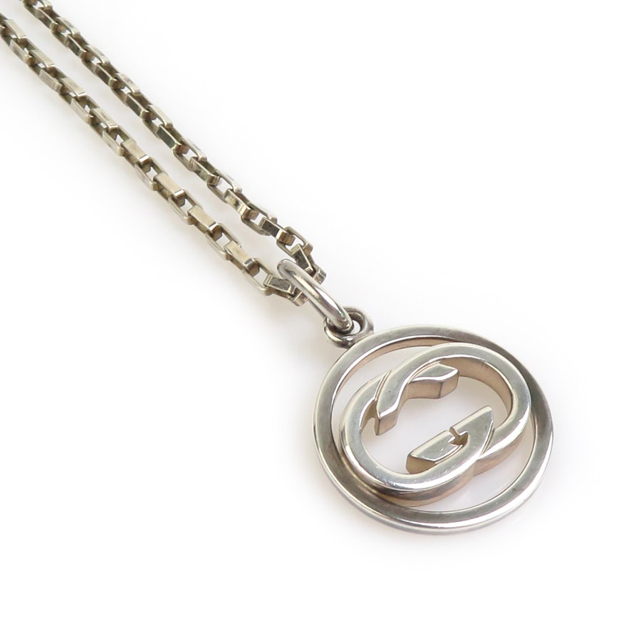 グッチ GUCCI ネックレス シルバー925 シルバー メンズ【中古】 56403a