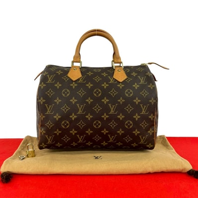 LOUIS VUITTON ルイヴィトン スピーディ 30 モノグラム レザー 本革 ハンドバッグ ブラウン
26189