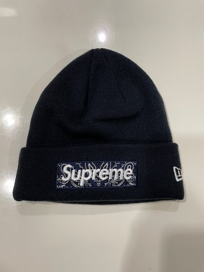 Supreme New Era® Box Logo Beanie "Navy"