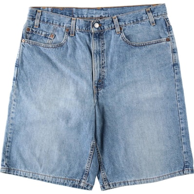 古着 00年代 リーバイス Levi's 550 RELAXED FIT デニムショーツ ショートパンツ USA製 メンズw38相当/eaa653565