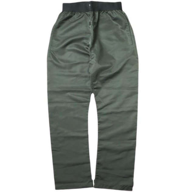 ESSENTIALS FEAR OF GOD エッセンシャルズ フィアオブゴッド ナイロントラックパンツ S ダークグレー リブ イージー ラバータグ ボトムス g17018