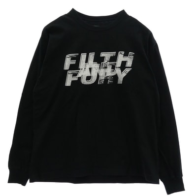 NEIGHBORHOOD ネイバーフッド カットソー 22SS 221PCNH-LT05 NH-5C C-TEE ロンT Tシャツ ロゴプリント ブラック系 S【中古】