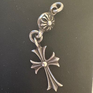 Chrome Hearts 1 Ball Tiny CH Cross Charm "Silver"