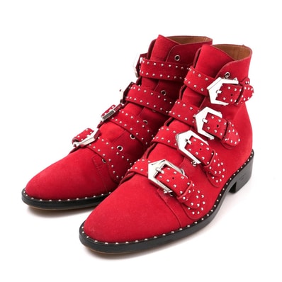 GIVENCHY ジバンシィ ブーツ スタッズ アンクルブーツ ショートブーツ ブランド古着【中古】20241113/RA1976
