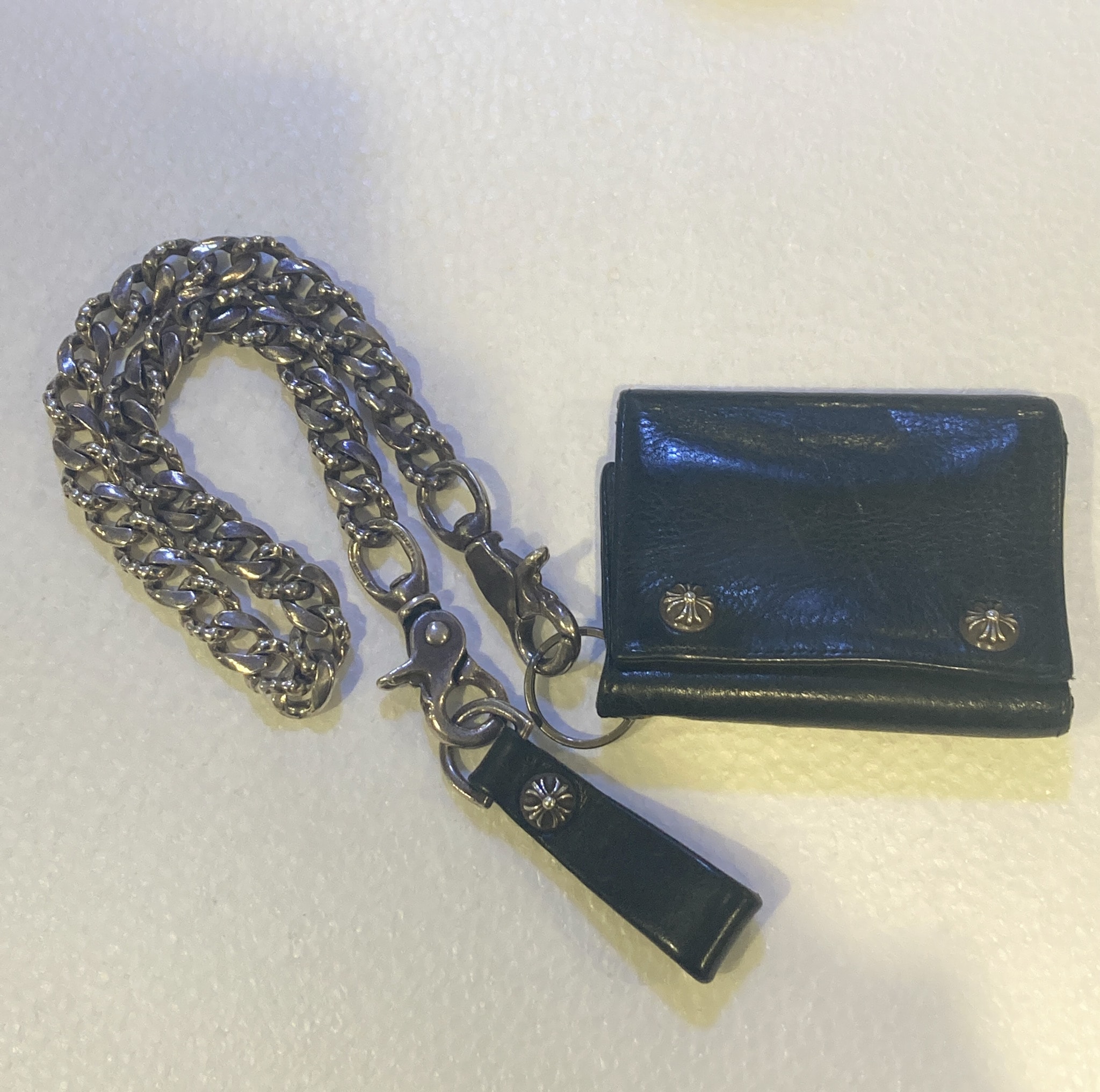 【原宿正規店/20年前購入】 Chrome Hearts ウォレット & エクストラロング ウォレットチェーン