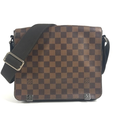 ルイヴィトン LOUIS VUITTON ディストリクト NM PM ディストリクトNM PM N41031 ダミエ カバン フラップ 斜め掛け メッセンジャーバッグ ショルダーバッグ ダミエキャンバス ブラウン