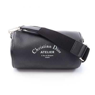 ディオール・オム DIOR HOMME アトリエ ローラー ショルダーバッグ バッグ レザー メンズ ブラック系 【中古】
