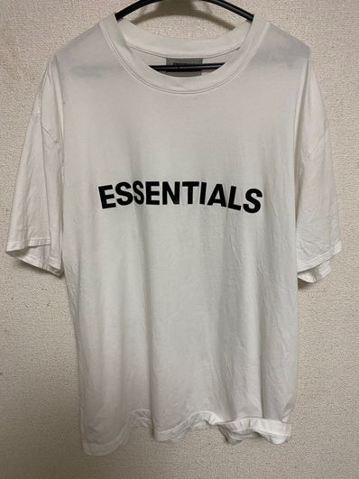 FEAR OF GOD ESSENTIALS 3D Silicon Applique Boxy T-Shirt "White"
