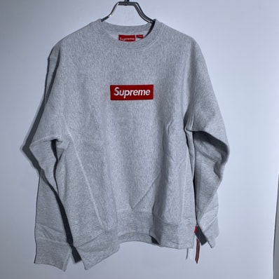 Supreme Box Logo Crewneck Sweatshirt "Ash Grey" (18FW)