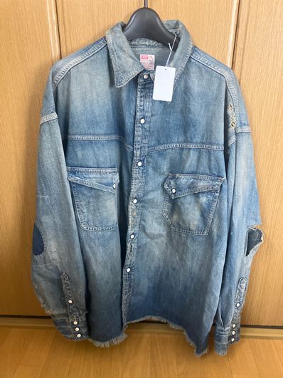 SAINT Mxxxxxx 23AW Denim Shirt "Blue"