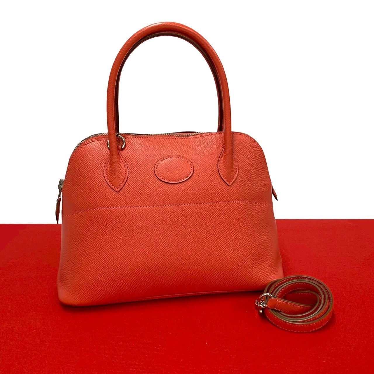 HERMES エルメス ボリード27 ヴォーエプソン ショルダーバッグ ピンク
27912