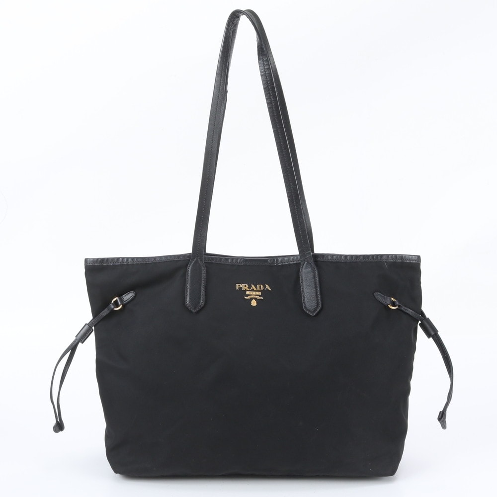 ■美品 プラダ テスート ナイロントート バッグ レザー×ナイロン