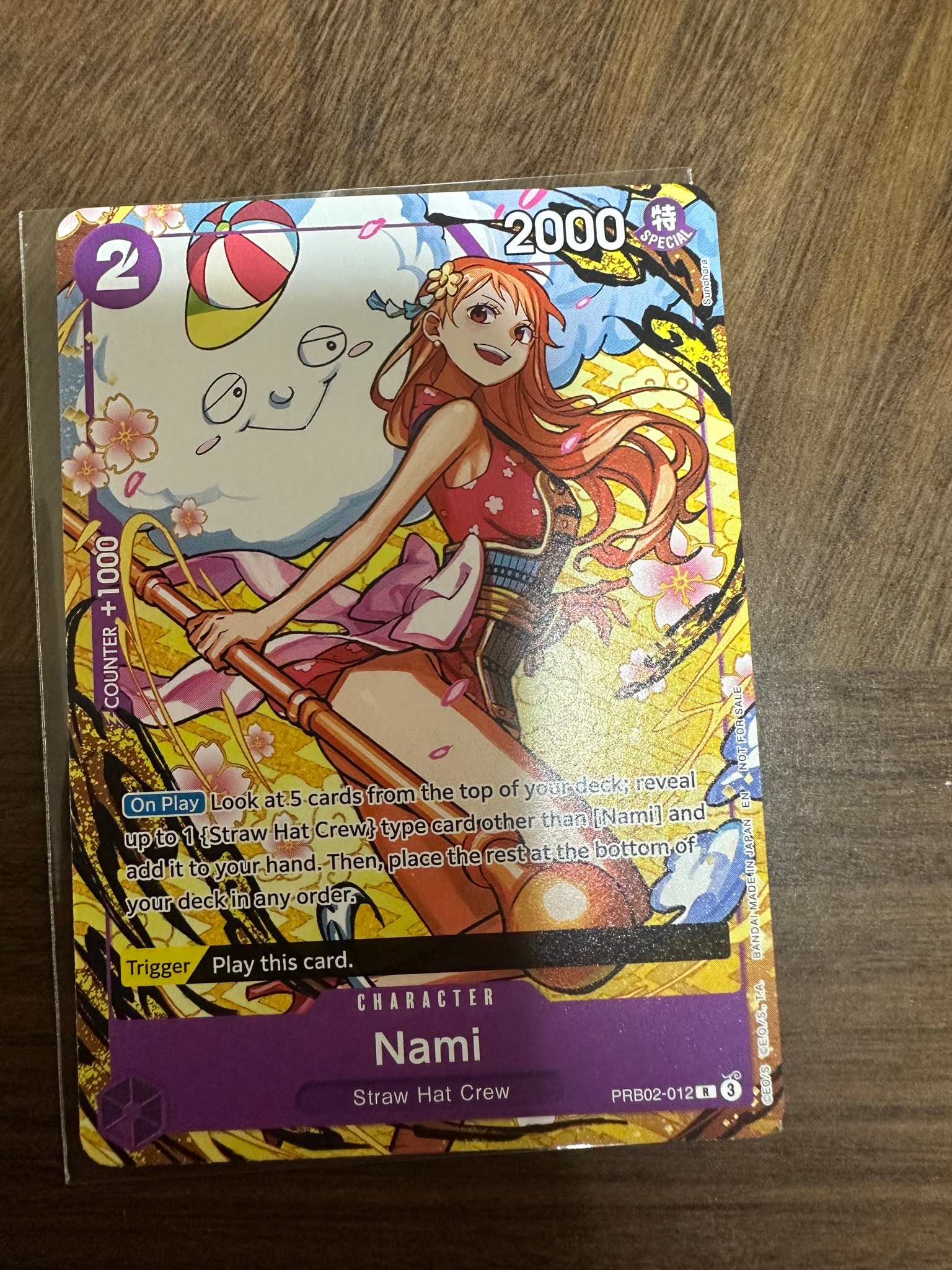 PSA10】ナミ SR [OP02-036] (プレミアムカードコレクション - ベスト
