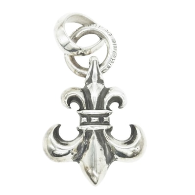 CHROME HEARTS クロムハーツ(原本無) ペンダントトップ BS FLUER w BALE BSフレア ペンダントトップ ベイル付き シルバー系【中古】