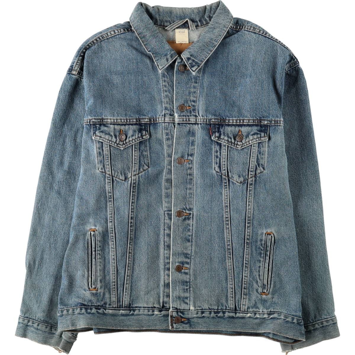 古着 リーバイス Levi's デニムジャケット Gジャン メンズXXL相当/eaa667920