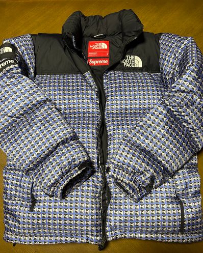 Supreme x The North Face Studded Nuptse Jacket "Royal"