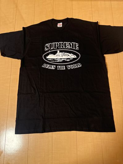 Supreme / Corteiz Rules The World Tee "Black"