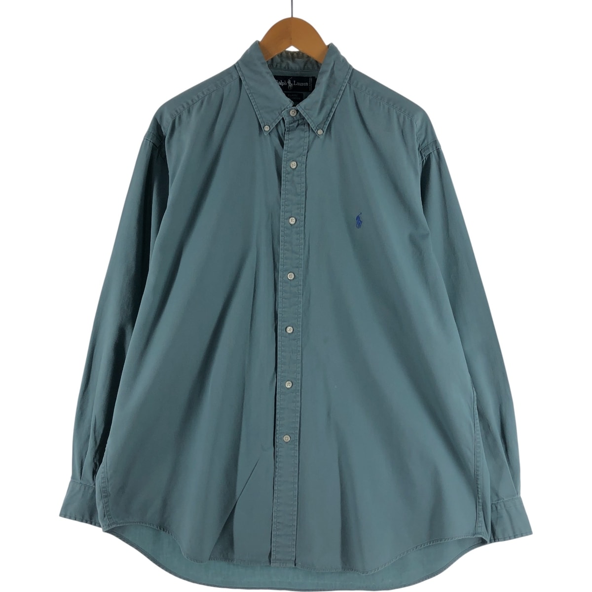 古着 ラルフローレン Ralph Lauren BLAKE 長袖 ボタンダウンシャツ メンズL相当/eaa540702