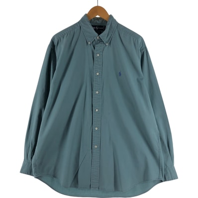 古着 ラルフローレン Ralph Lauren BLAKE 長袖 ボタンダウンシャツ メンズL相当/eaa540702
