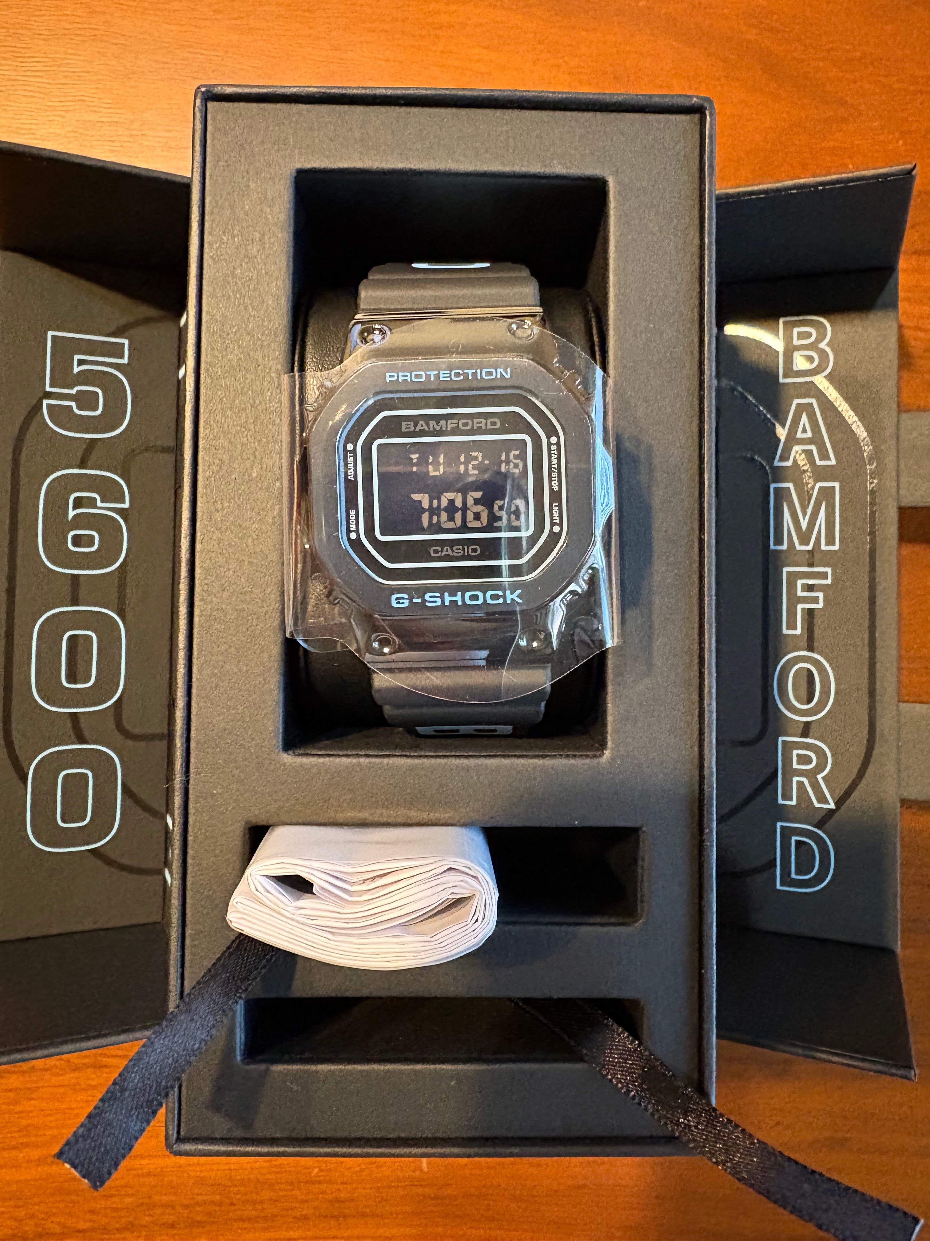 Casio G-Shock x BAMFORD LONDON GM-5600BWD-1JR "Black"