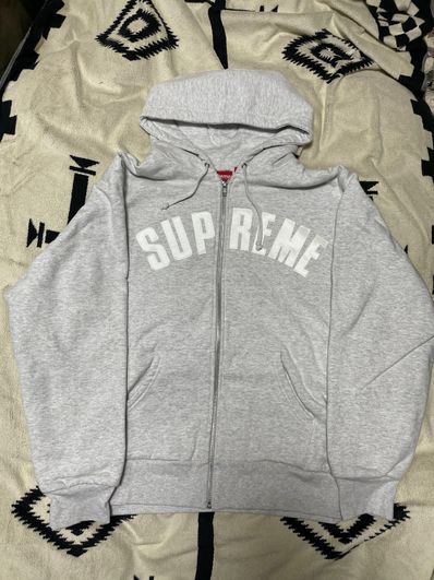 Supreme Arc Thermal Lined Zip Up Hooded Sweatshirt (25AW) "Ash Grey"