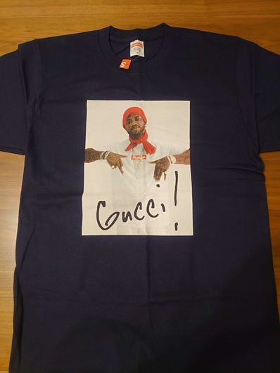 Supreme Gucci Mane Tee "Navy"