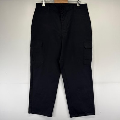 古着 ディッキーズ Dickies パンツ ワークパンツ カーゴ 大きいサイズ W38×L30 ブラック系 メンズ