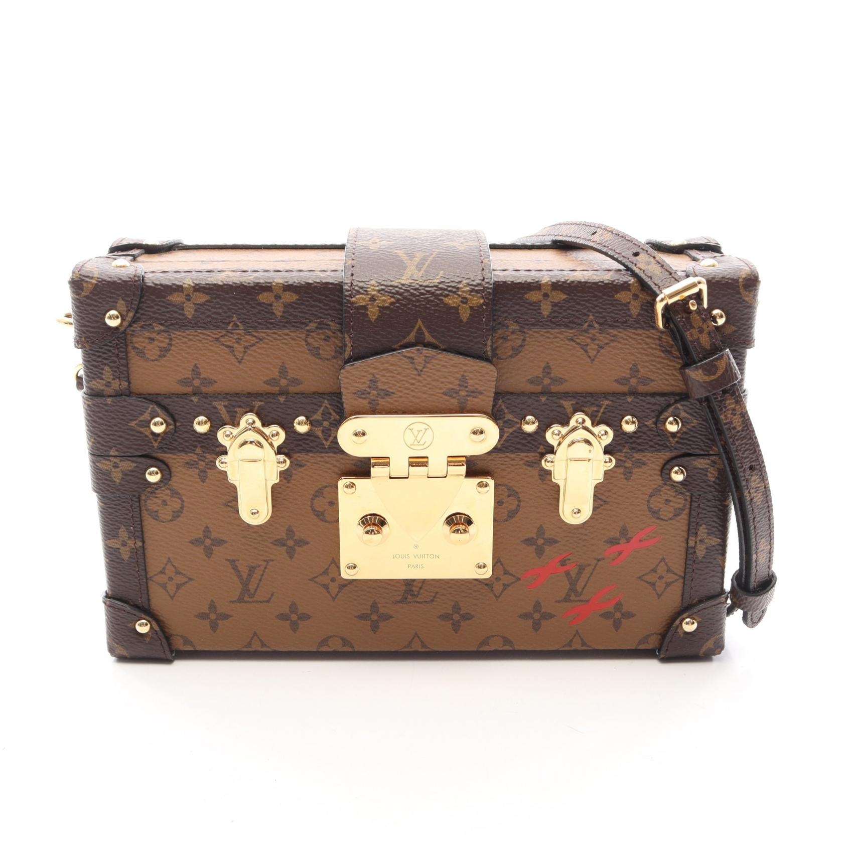 ルイ・ヴィトン LOUIS VUITTON プティット マル ショルダーバッグ バッグ PVCコーティングキャンバス モノグラム・リバース レディース ブラウン系 M45960 【中古】