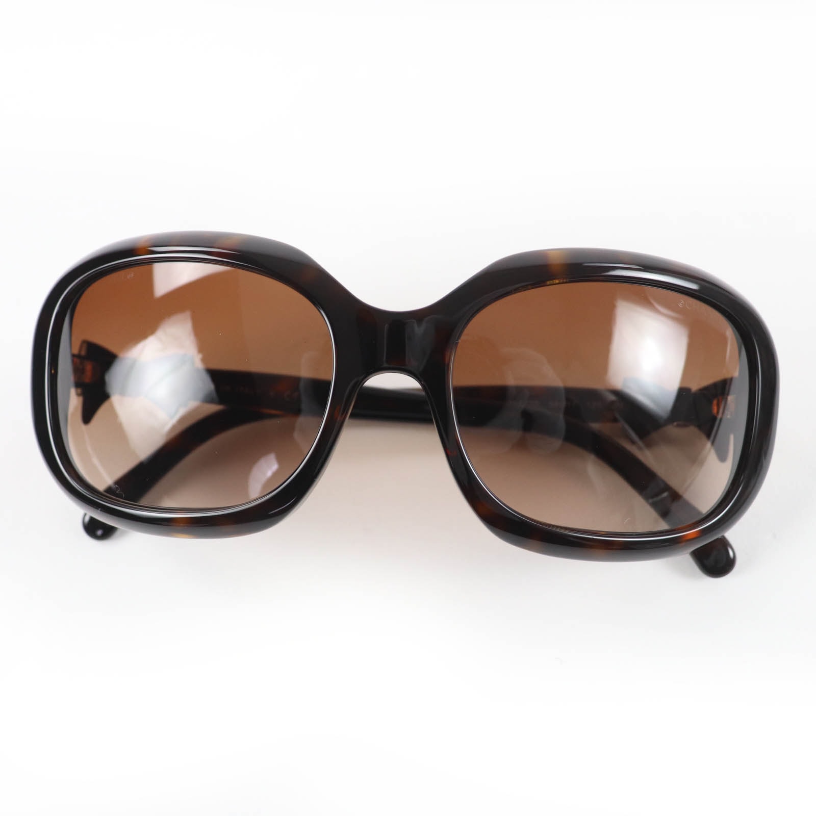 美品 シャネル サングラス ブラウン レディース 58□17 5170-A