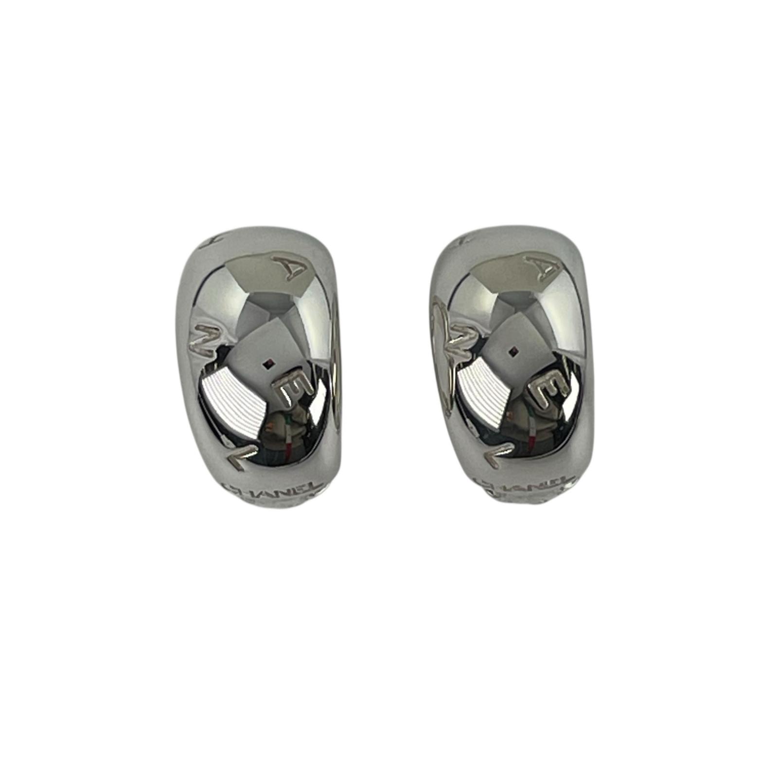 美品 CHANEL シャネル イヤリング シルバー925 シルバー レディース【中古】