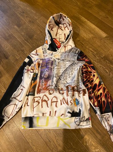 Supreme LSD Spells Hooded Sweatshirt "Ivory"