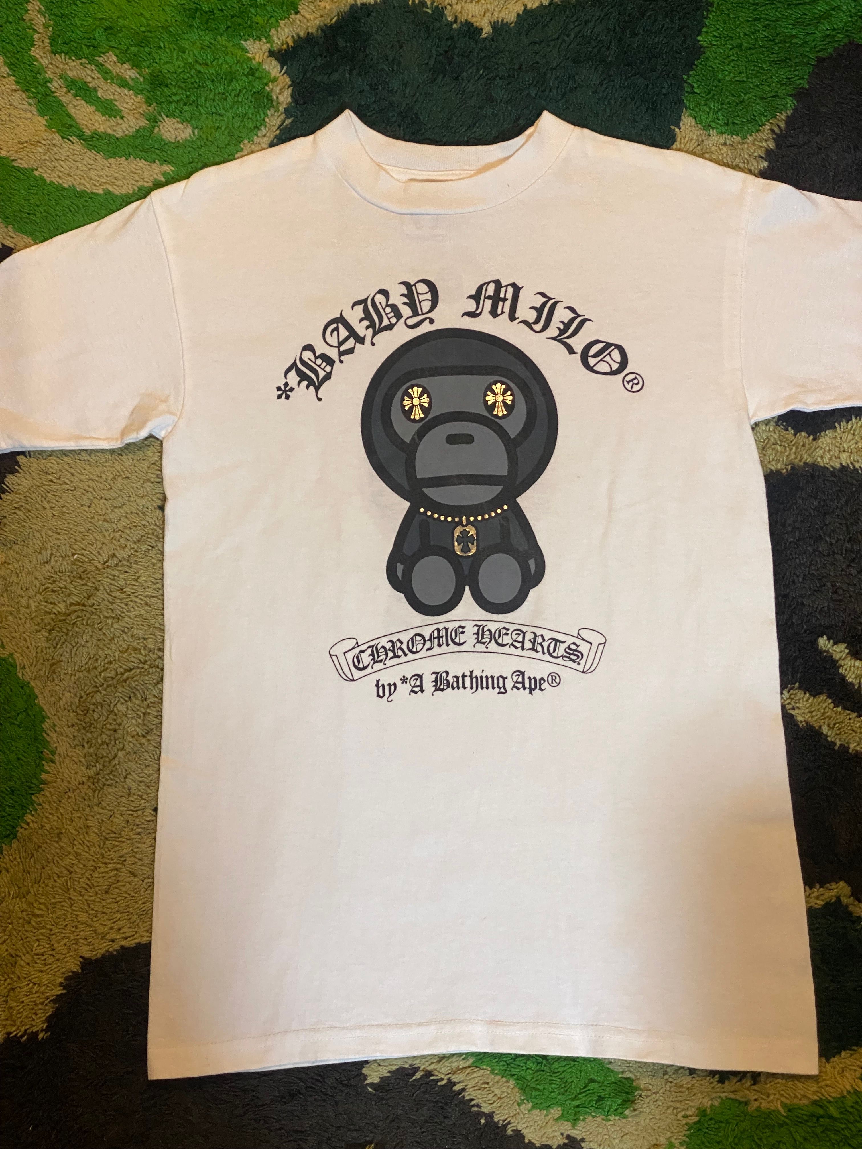 Bape Baby Milo クロムハーツ S XG Hinata 着用 目立った傷や汚れなし】Bape Baby Milo クロムハーツ S XG