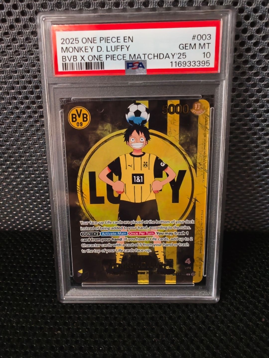 モンキー・D・ルフィ L [ST13-003]【英語版】(プロモーションカード「ボルシアドルトムント × ONE PIECE マッチデー 2025」)
