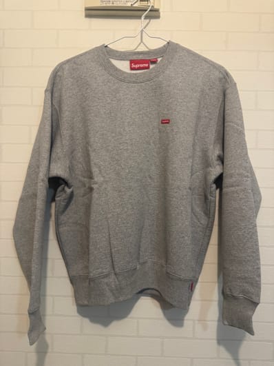 Supreme Small Box Crewneck (25FW) "Heather Grey"
