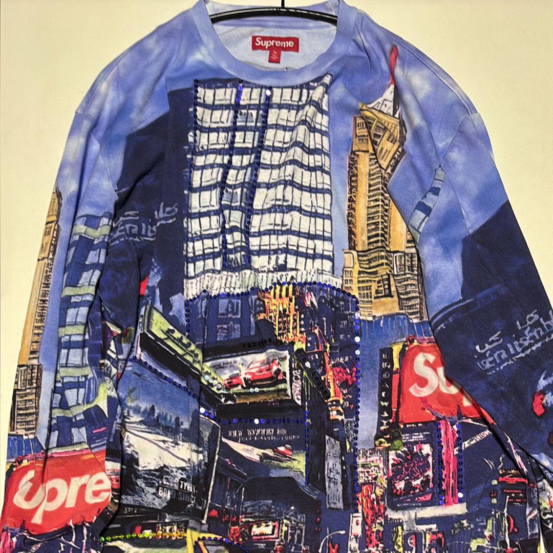 Supreme Skyline Sequin L/S Top "Day"