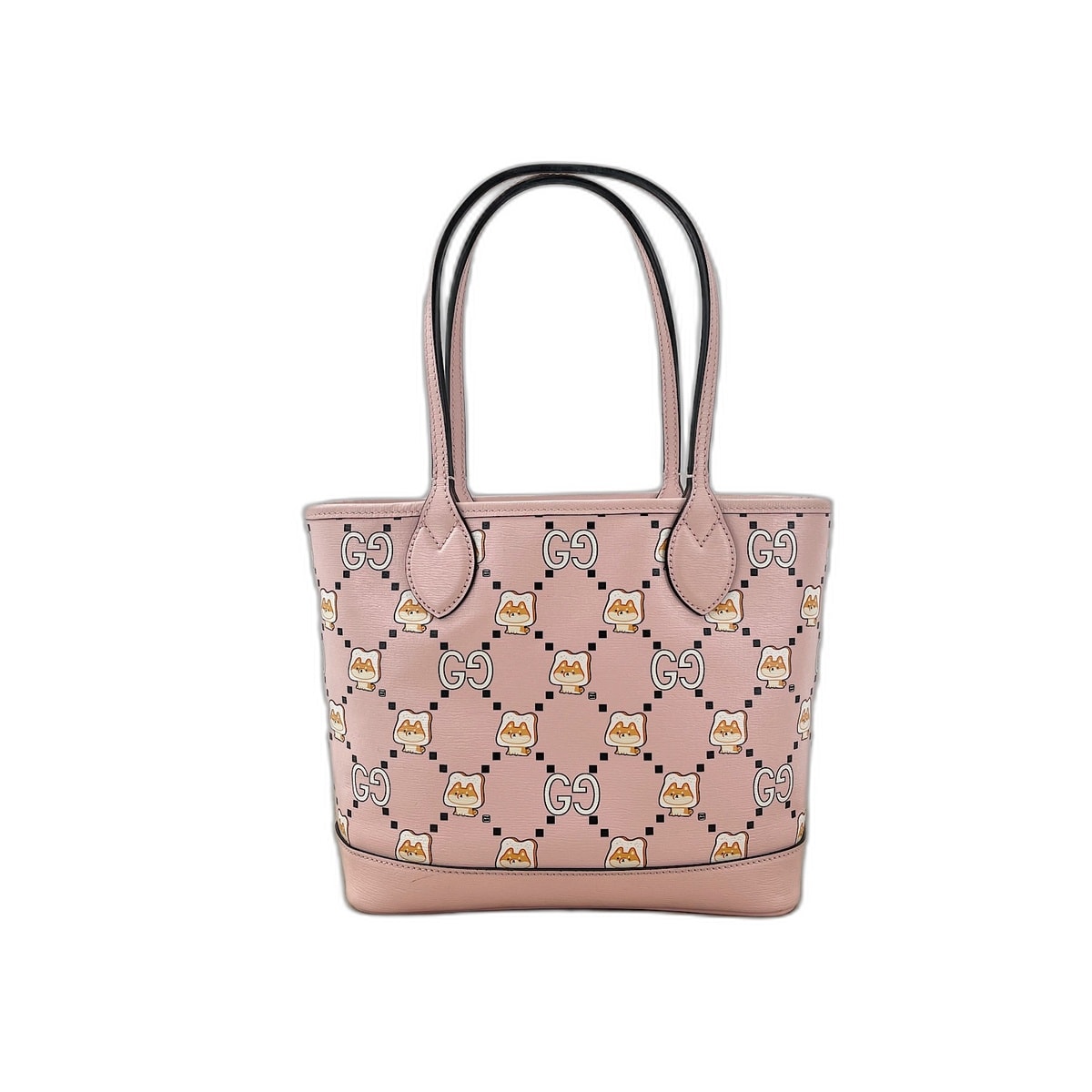 グッチ GUCCI GGアニマル・トート トートバッグ レザー【中古】