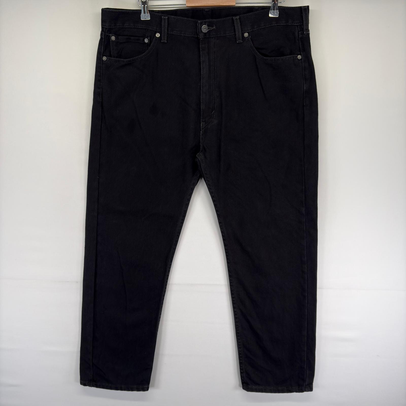 古着 リーバイス Levi's デニム パンツ 505 ジーンズ ジーパン ストレート 大きいサイズ ジップフライ w40 L30  ブラック系 メンズ
