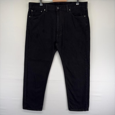 古着 リーバイス Levi's デニム パンツ 505 ジーンズ ジーパン ストレート 大きいサイズ ジップフライ w40 L30 ブラック系 メンズ