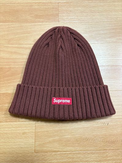 Supreme SS22 Overdyed Beanie "Brown"(22SS)