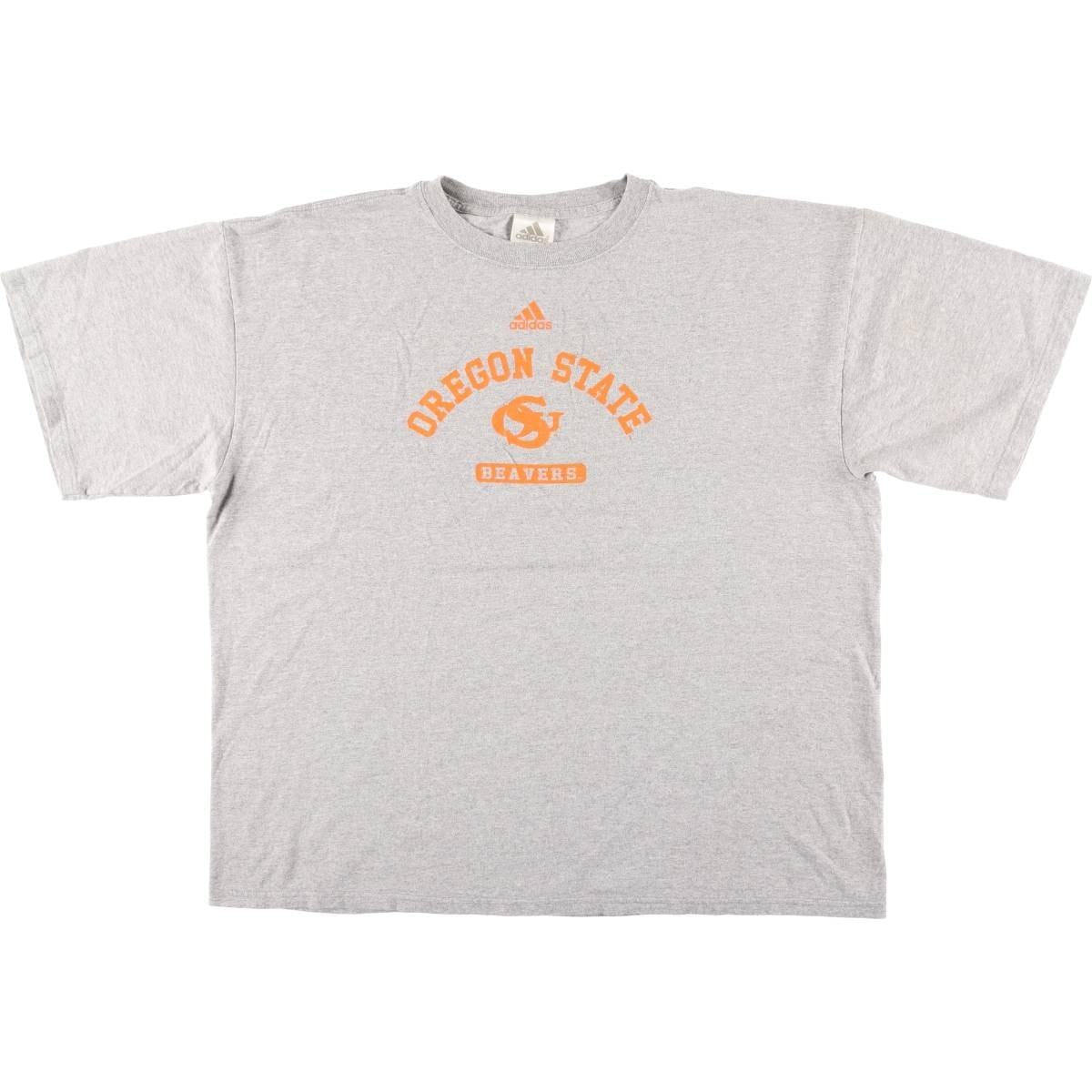 古着 アディダス adidas カレッジ ロゴプリントTシャツ メンズXL相当/eaa626136