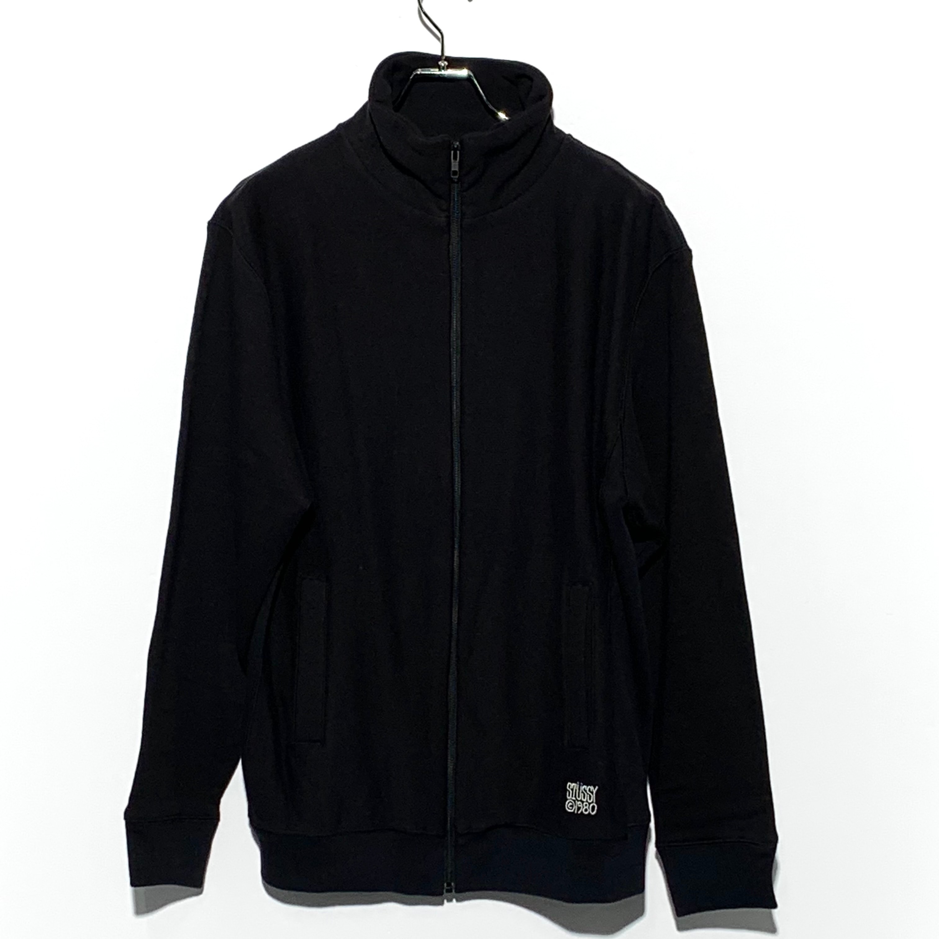 STUSSY FULLZIP TRACK JACKET Black